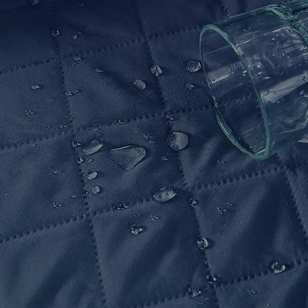 Sofa Cover Couch Lounge Protector Quilted Slipcovers Waterproof Teal 173cm x 200cm Deals499