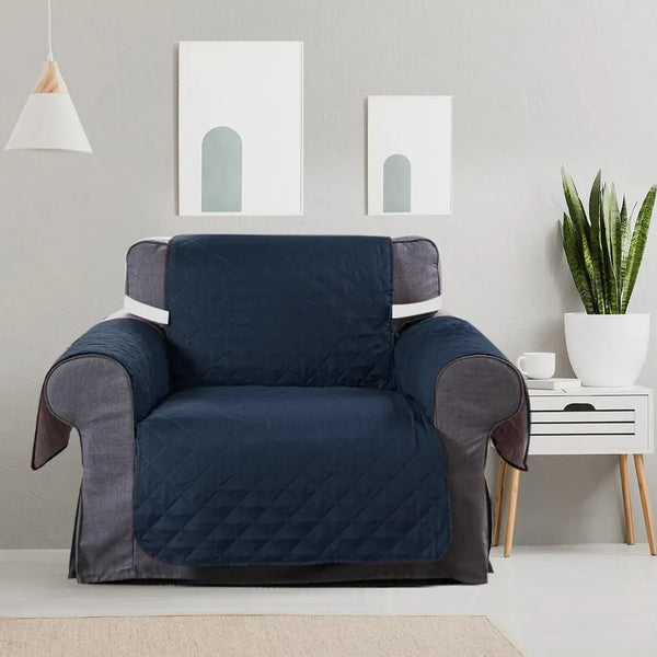 Sofa Cover Couch Lounge Protector Quilted Slipcovers Waterproof Teal 173cm x 200cm Deals499