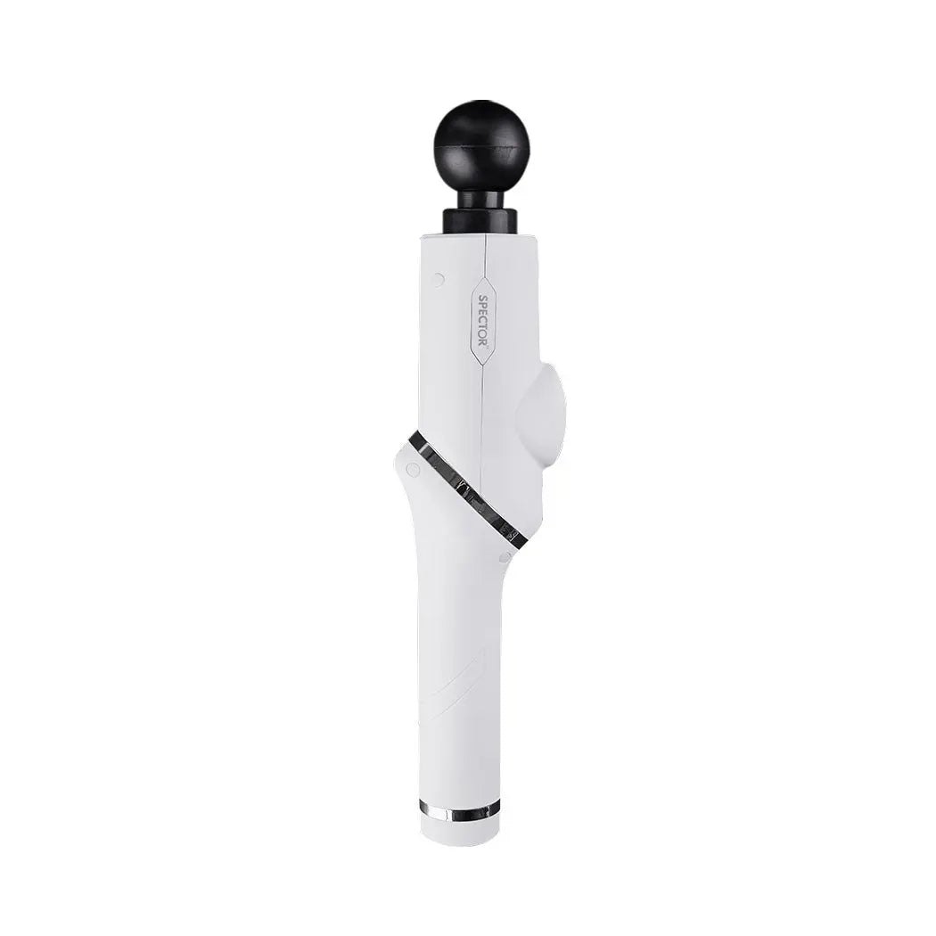Spector Massage Gun 90° Rotatable Deep Tissue Percussion Muscle Vibrating White Deals499