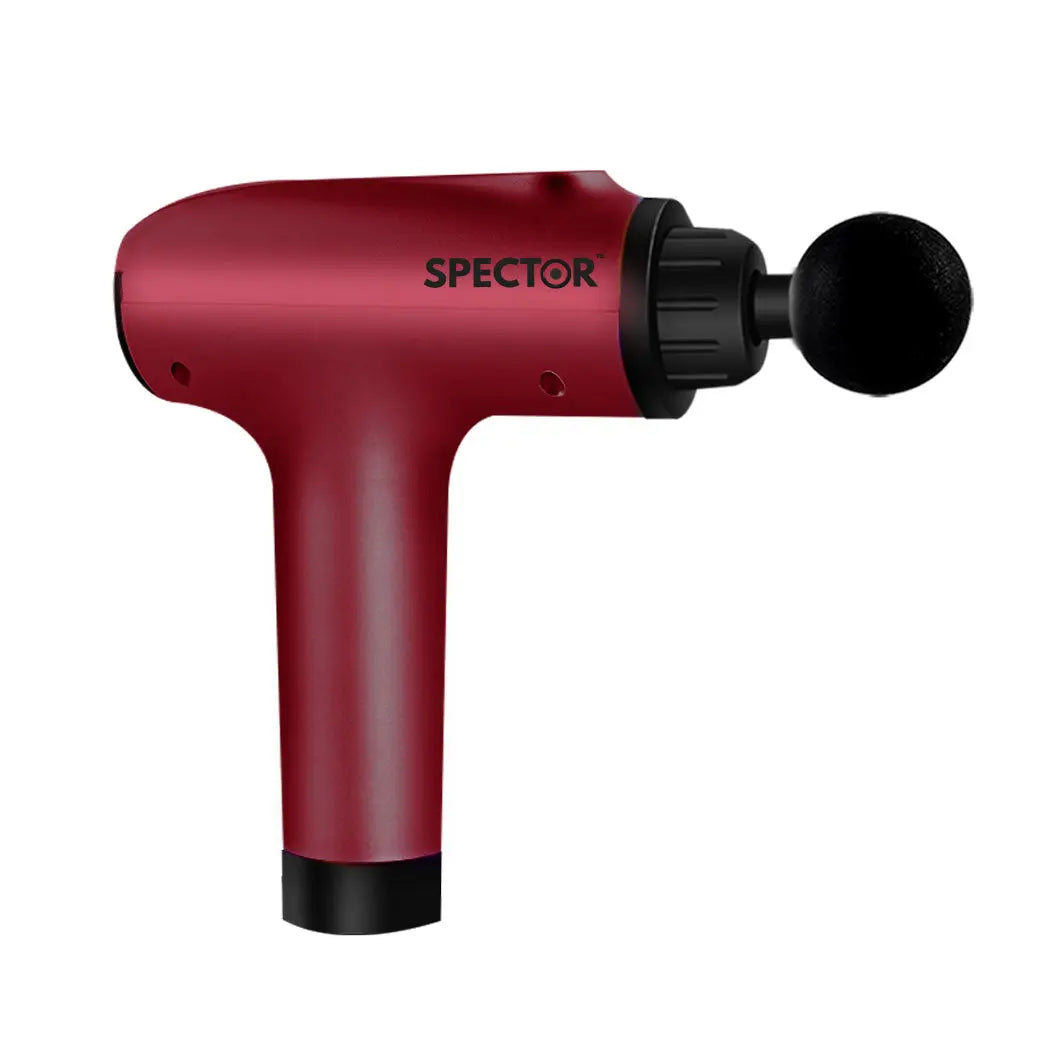 Spector Massage Gun Deep Tissue Percussion Massage Muscle Vibrating Relaxing Red Deals499