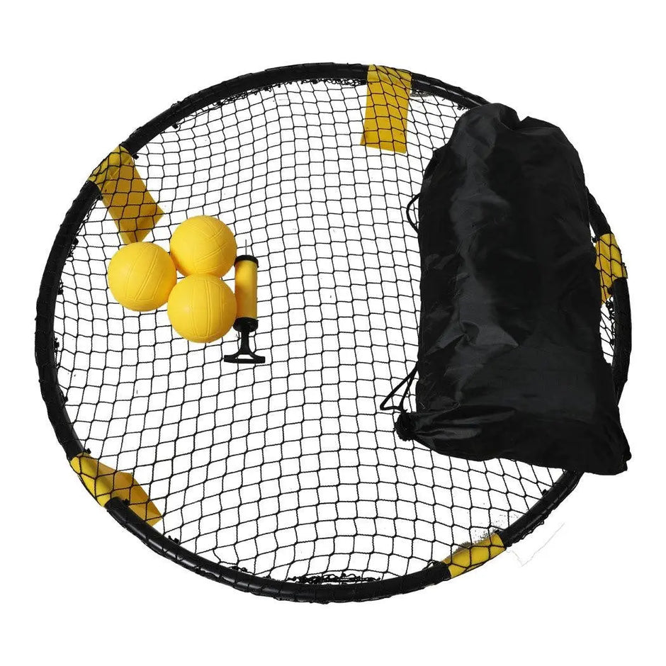 Spikeball Kit Spike Ball Set Outdoor Game Garden Beach Net Mini