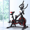 Spin Exercise Bike Flywheel Fitness Commercial Home Workout Gym Machine Bonus Phone Holder Black Deals499