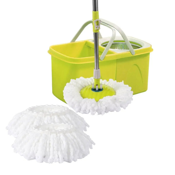 Spin Mop Bucket Set 360° Spinning Stainless Steel Rotating Wet Dry Microfiber AU Deals499