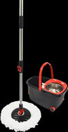 Spin Rotating Mop and Bucket Set with Wheels and 4 Microfibre Mop Heads Deals499