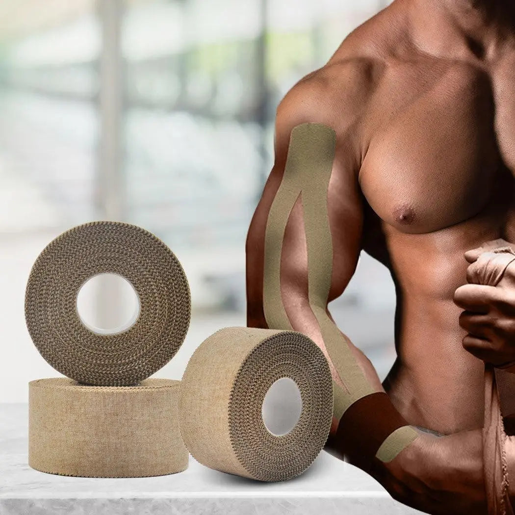 Sports Strapping Tape Rigid Bundle Premium Adhesive Bandage 4 Rolls 38mmx13.7m Deals499