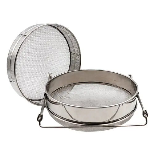 Stainless Steel Double-layer Bee Honey Sieve Filtration, Strainer Honey Harvesting Tool Deals499