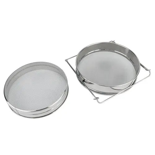 Stainless Steel Double-layer Bee Honey Sieve Filtration, Strainer Honey Harvesting Tool Deals499