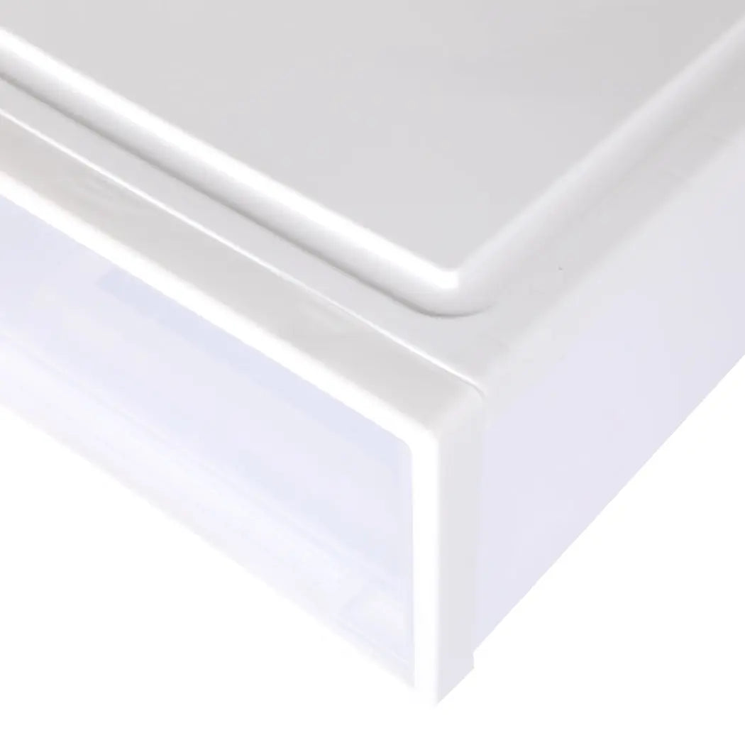 Storage Drawers Set Cabinet Tool Organiser Box  Drawer Plastic Stackable 2PK S Deals499