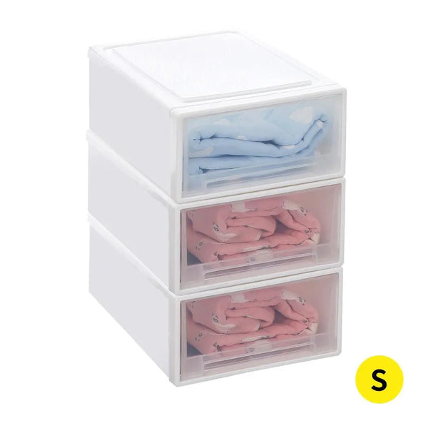 Storage Drawers Set Cabinet Tool Organiser Box  Drawer Plastic Stackable S Deals499