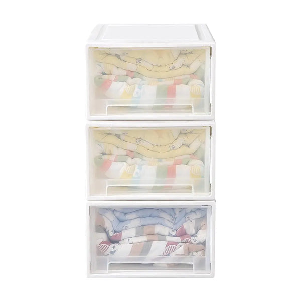 Storage  Drawers Set Cabinet Tools Organiser Box Chest Drawer Plastic Stackable Deals499
