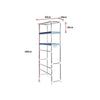 Storage Shelves Shelf 3 Tier Rack Portable Laundry Stand Unit Organiser Deals499