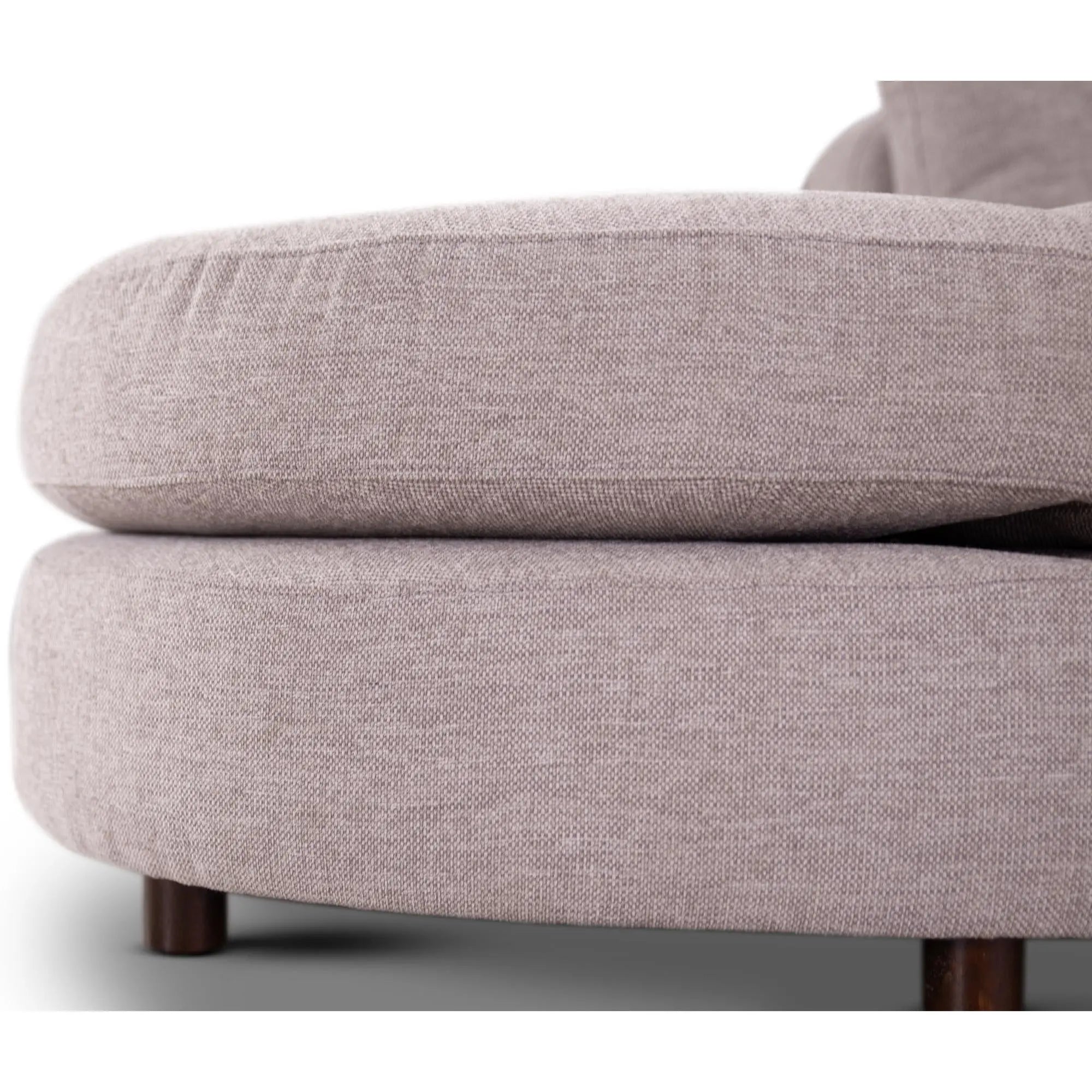 Sunshine Single Sofa Chair Fabric Swivel Ottoman - Steel Deals499