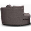 Sunshine Single Sofa Love Chair Fabric Swivel Armchair - Grey Deals499