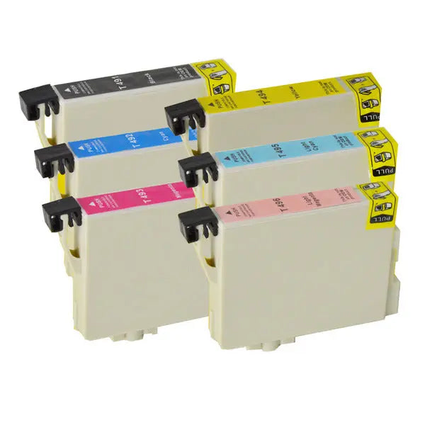 T0491-T0496 Compatible Inkjet Cartridge Set  6 Ink Cartridges EPSON