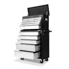Giantz 14 Drawers Toolbox Chest Cabinet Mechanic Trolley Garage Tool Storage Box Deals499