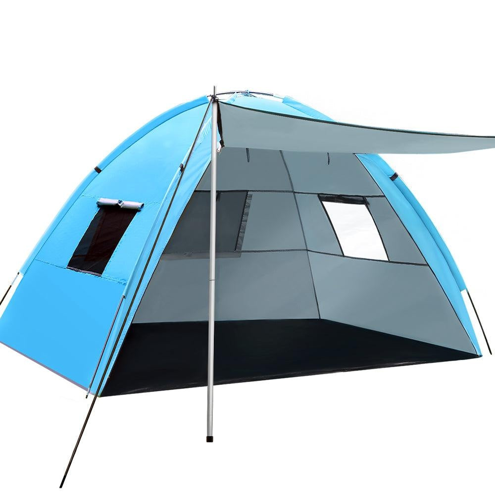 Weisshorn Camping Tent Beach Tents Hiking Sun Shade Shelter Fishing 2-4 Person Deals499