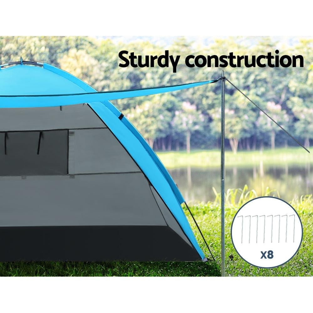 Weisshorn Camping Tent Beach Tents Hiking Sun Shade Shelter Fishing 2-4 Person Deals499