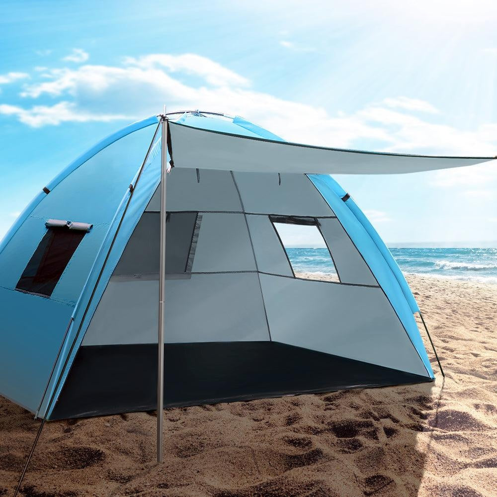 Weisshorn Camping Tent Beach Tents Hiking Sun Shade Shelter Fishing 2-4 Person Deals499