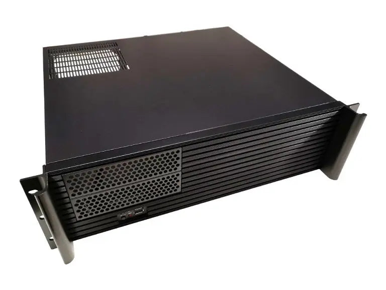 TGC Rack Mountable Server Chassis 3U 380mm Depth, 2x Ext 5.25' Bays, 7-8x Int 3.5' Bays, 4x Full Height PCIE Slots, ATX PSU/MB TGC