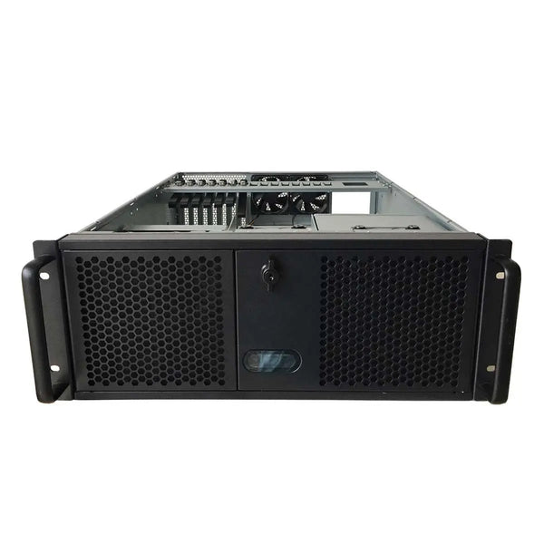 TGC Rack Mountable Server Chassis 4U 550mm Depth, 3x Ext 5.25' Bays, 4x Int 3.5' Bays, 7x Full Height PCIE Slots, ATX PSU/MB TGC