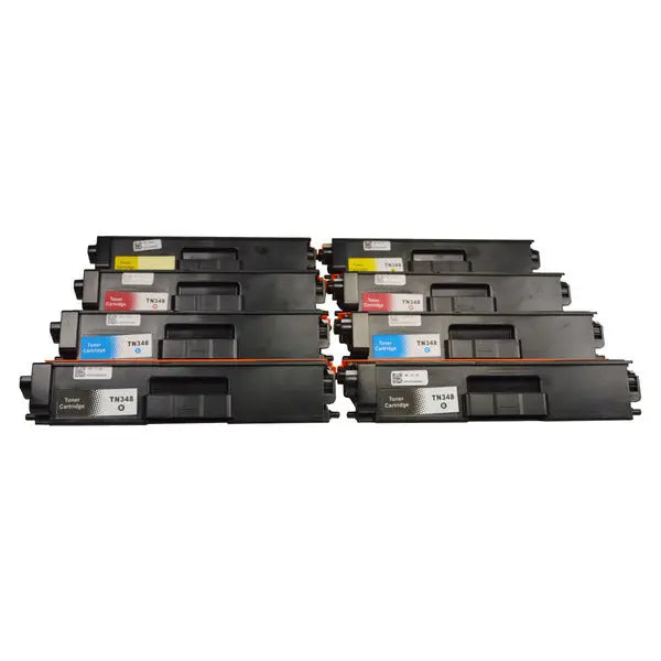 TN-348 Super High Yield Generic Toner Set of 8 BROTHER