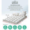 Giselle Double Mattress Topper Pillowtop 1000GSM Microfibre Filling Protector Giselle