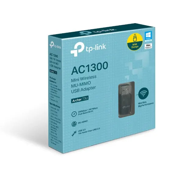 TP-LINK Archer T3U AC1300 Mini Wireless MU-MIMO USB Adapter TP-LINK