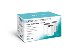TP-LINK Deco S4(3-pack) AC1200 Whole Home Mesh Wi-Fi System, ~370sqm, Up to 100 Devices, Amazon Alexa TP-LINK