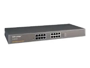 TP-LINK TL-SG1016 16-Port Gigabit Rackmount Unmanaged Switch energy-efficient Supports MAC 19-inch rack-mountable steel case 32Gbps Switching Capacity TP-LINK