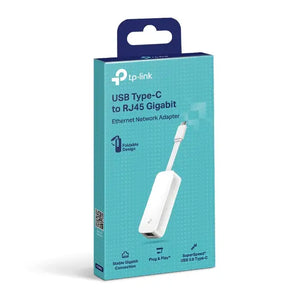 TP-LINK UE300C USB Type-C to RJ45 Gigabit Ethernet Network Adapter, 1xUSB 3.0, Windows, Mac OS X (10.9) Chrome, Linux TP-LINK