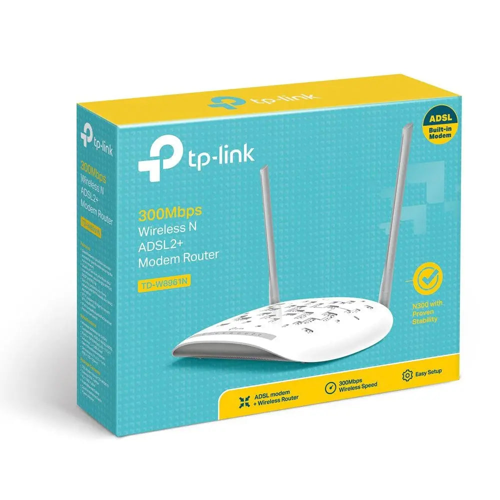 TP-Link 300Mbps Wireless N ADSL2+ Modem Router TD-W8961N Deals499