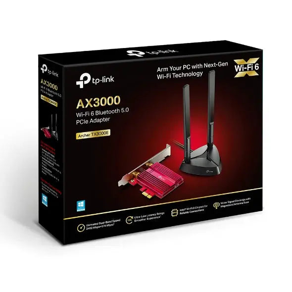 TP-Link Archer TX3000E AX3000 Wi-Fi 6 (802.11ax) Bluetooth 5.0 PCIe Adapter (WIFI6) TP-LINK