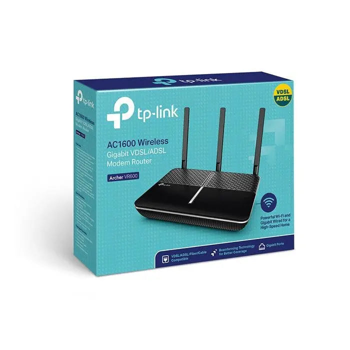 TP-Link Archer VR600 - AC1600: Wireless Gigabit VDSL/ADSL Modem Router Deals499