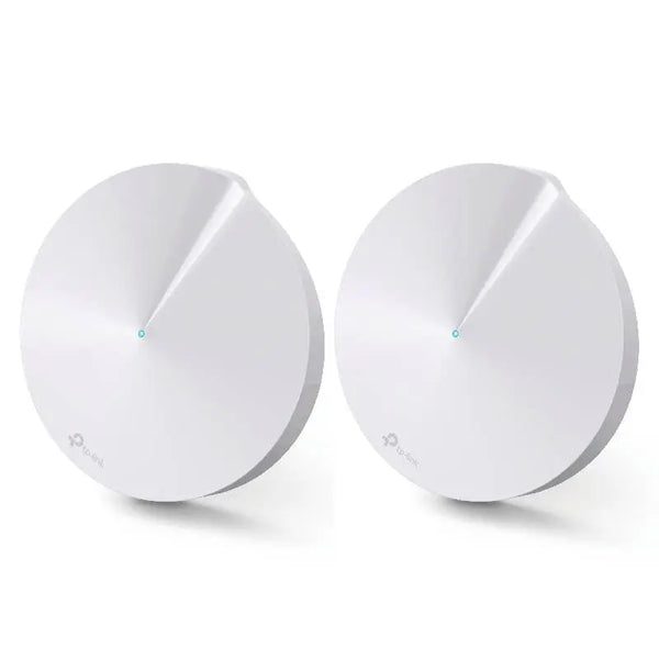 TP-Link Deco M5 (2-Pack) Whole Home Mesh Wi-Fi 1300Mbps System, Built-In Antivirus, Quality of Service, Covers 350sqm 2xGbit Port USB-C, BT, Homecare TP-LINK