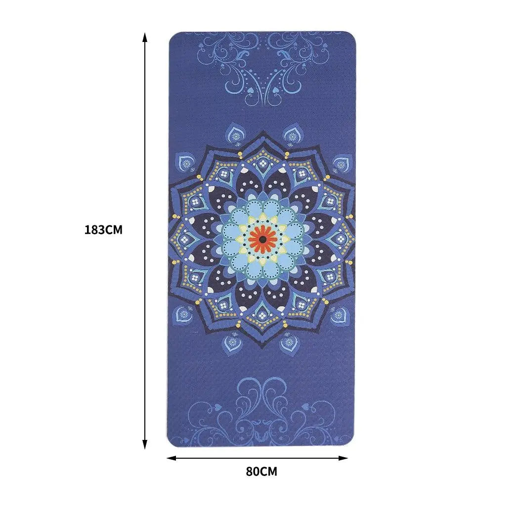 TPE Yoga Mat Dual Layer Non Slip Pad Eco Friendly Exercise Fitness Pilate Gym Type 1 Deals499