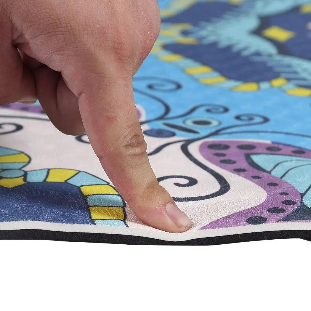 TPE Yoga Mat Dual Layer Non Slip Pad Eco Friendly Exercise Fitness Pilate Gym Type 2 Deals499