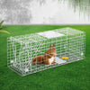 Humane Animal Trap Cage 66 x 23 x 25cm  - Silver Deals499