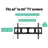 Artiss TV Wall Mount Bracket Tilt Flat Slim LED LCD Plasma 42 55 65 75 90 inch Deals499