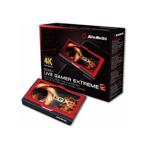 AVERMEDIA GC551 Live Gamer Extreme 2. 4K Pass-Through * Only for USB 3.0 / 3.1 (Gen 1) Chipset Capture device. Record 1080p @ 60 fp. AVERMEDIA