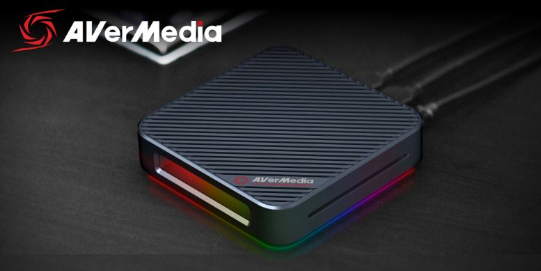 AVERMEDIA GC555 LIVE Gamer BOLT video Capture Box 4Kp60 HDR + FHD 240FPS RGB Lighting Effect, Thunderbolt 3 interface, HDMI 2.0, 3.5 Audio. 7.1 Passth AVERMEDIA