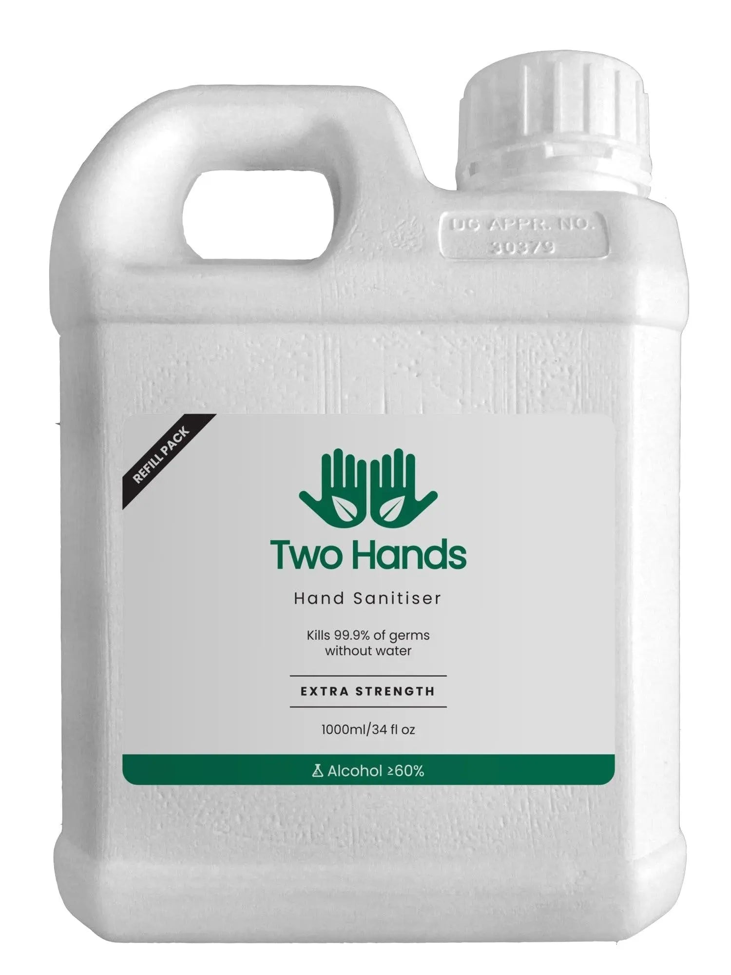 TWO HANDS - Hand Sanitiser Gel 1000ml Refill TWO HANDS