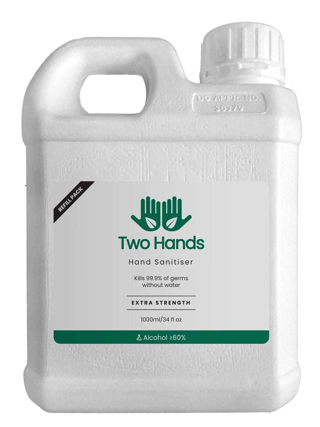 TWO HANDS - Hand Sanitiser Gel 1000ml Refill TWO HANDS