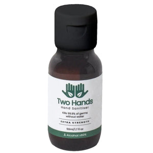TWO HANDS - Hand Sanitiser Gel 50ml with Flip Cap TWO HANDS