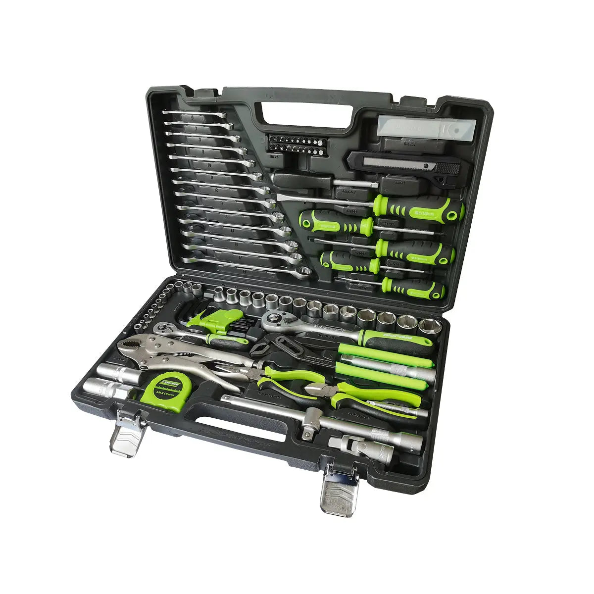 Taipan 100PCE Home Auto Premium Quality Tool Set Case Chrome Vanadium Steel Deals499