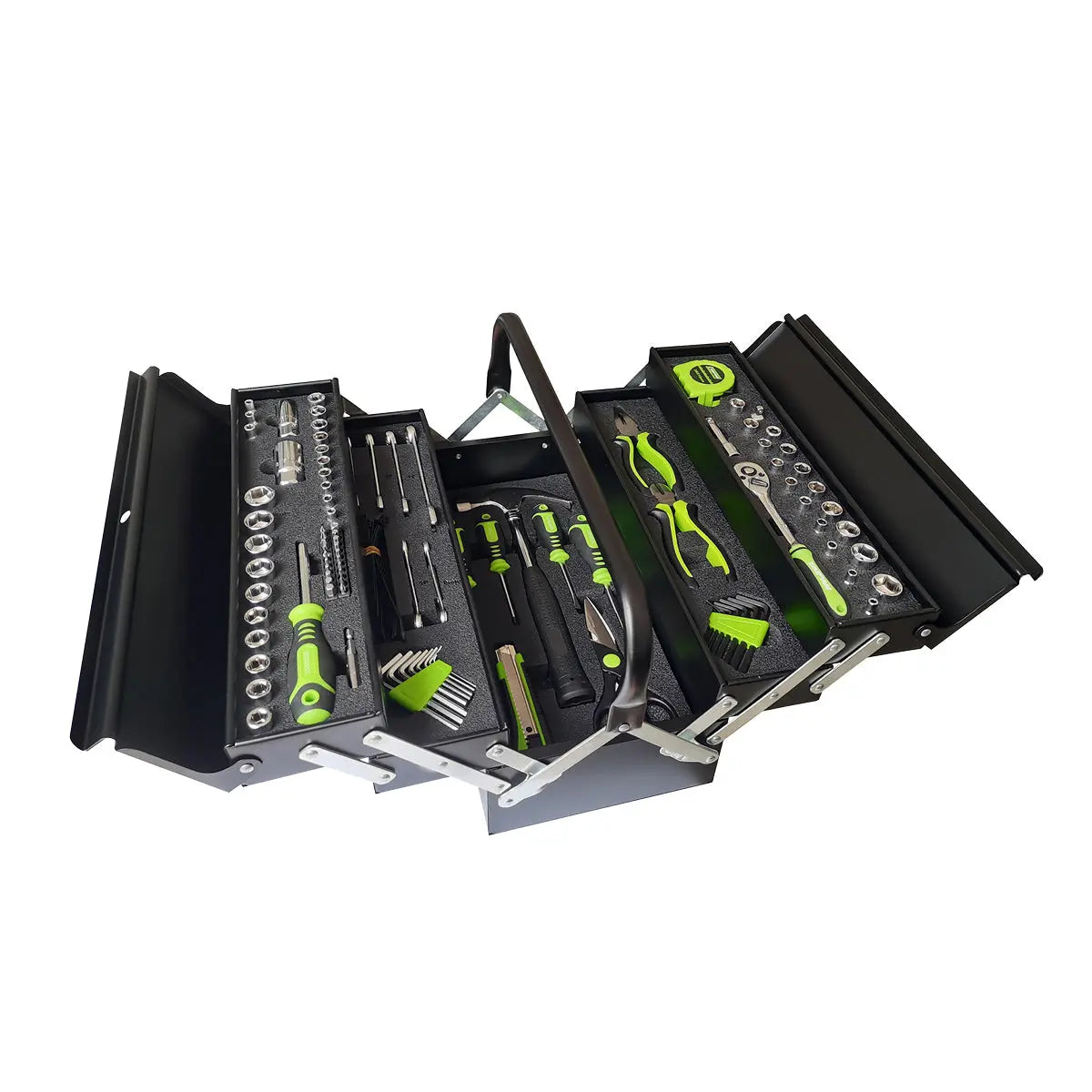 Taipan 126PCE 5 Tray Cantilever Metal Tool Set Premium Chrome Vanadium Steel Deals499