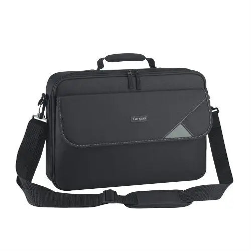 Targus 15.6' Intellect Bag Clamshell Laptop Case with Padded Laptop Compartment - Black TARGUS