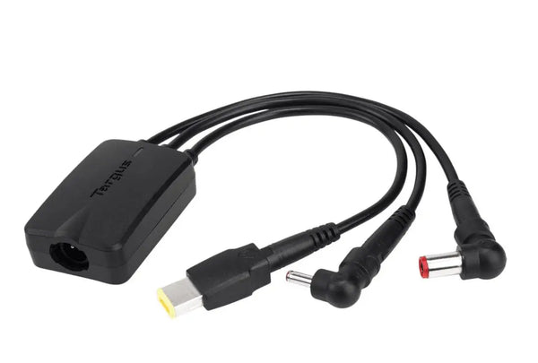 Targus 3-Way Active DC Charging Cable - Accommodates up to 3 different Power Tips/SecureFix clips for Semi-Permanent Bonding to the DC cable TARGUS