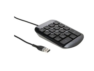 Targus Numeric Keypad with USB Corded, Fits PC/Mac/Chrome - Full size 19mm keys / Wired Keyboard - Black TARGUS