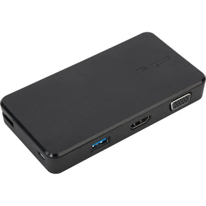 Targus USB 3.0 & USB-C Dual Travel Dock Connects 2 monitors, 1x HDMI 1x VGA, Supports Projectors and HDTVs, PCs, Macs, and Android Devices TARGUS