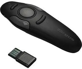 Targus Wireless Presenter with Laser Pointer - Present RF Connection/Long Range 2.4 Ghz/ Ergonomic Design/ Soft Touch Material for Presentation (LS) TARGUS